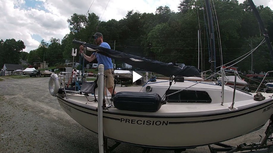 How I Raise the Mast on Sail La Vie